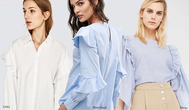 RUFFLE BLOUSES RUFFLE BLOUSES